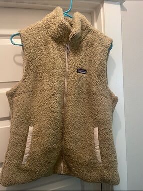 Patagonia Kids Beige Sherpa Fleece Vest